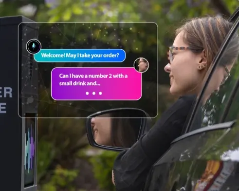 2 A woman sitting in her car with a phone on the side of her head.