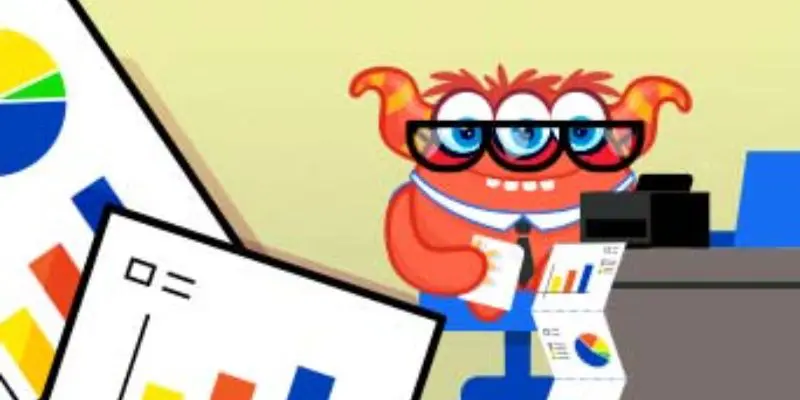 nitro-data-tile (1) A cartoon of a person holding papers and wearing glasses.