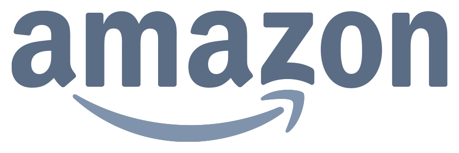 A green background with the word amazon written in blue.