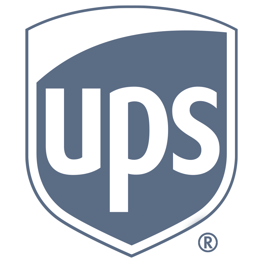 A green logo of the united parcel service.