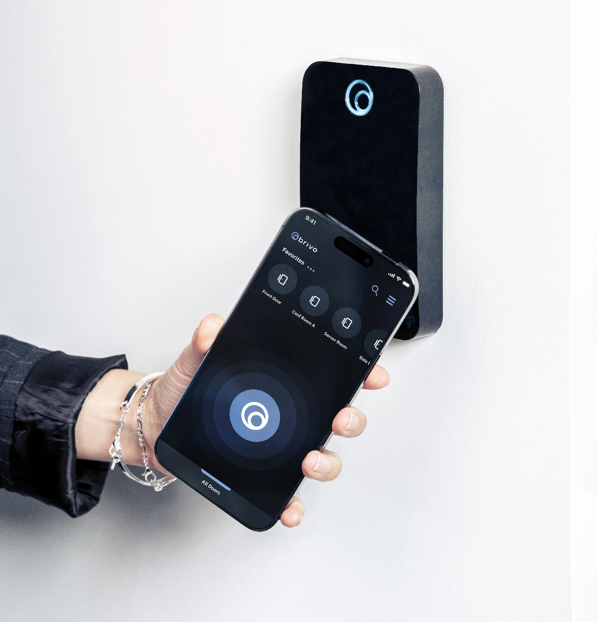 A person holding a smart phone in their hand.