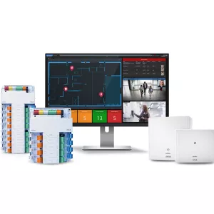 axis_powered_by_genetec_a1710b_a1810b_screen_a1610_a1210_2501_hi_Productimageswithcropping.png A computer monitor and two boxes of data.