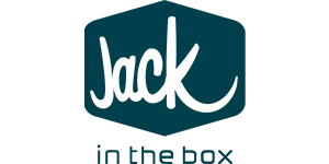 A blue and black logo for jack in the box.