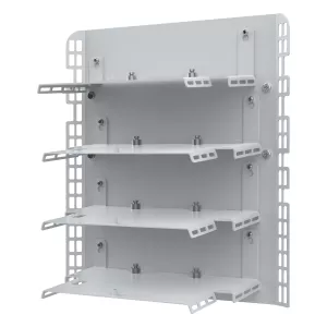 ta1601_angle_left_2301.png A white shelf with four shelves on top of it.