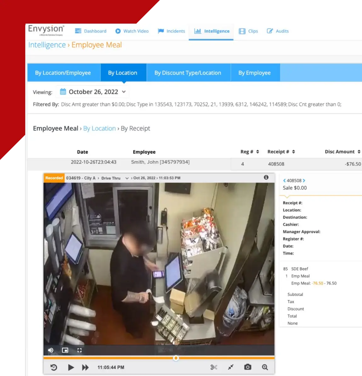 video-surveillance A man is looking at the camera in a room.