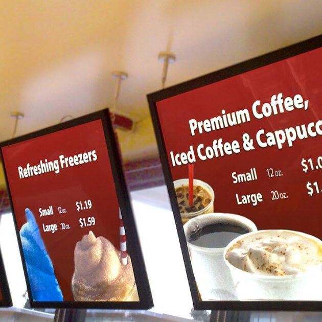 dsa-signage-food-and-beverage-boyds-coffee-led-value-slider-2 A couple of signs that are on the wall